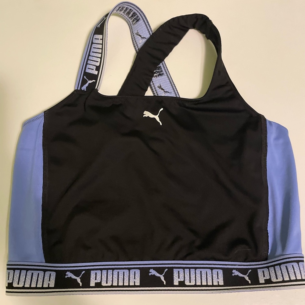 Puma Train Strong Fashion Branding Top black light purple